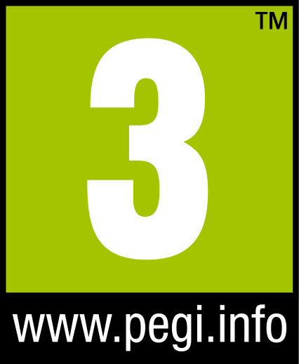 PEGI 3 yaş sınırı etiketi