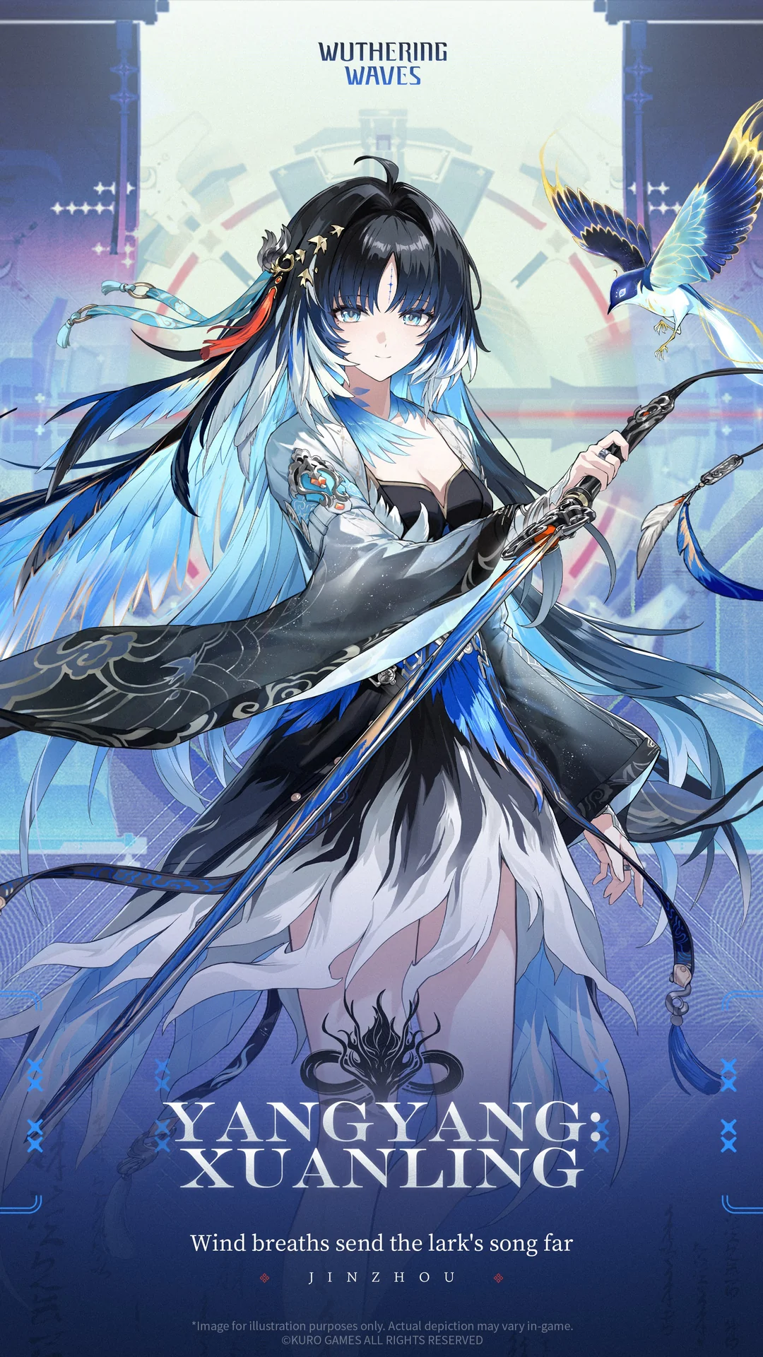 Yangyang: Xuanling - Jinzhou - Wuthering Waves - Wind breaths send the lark's song far