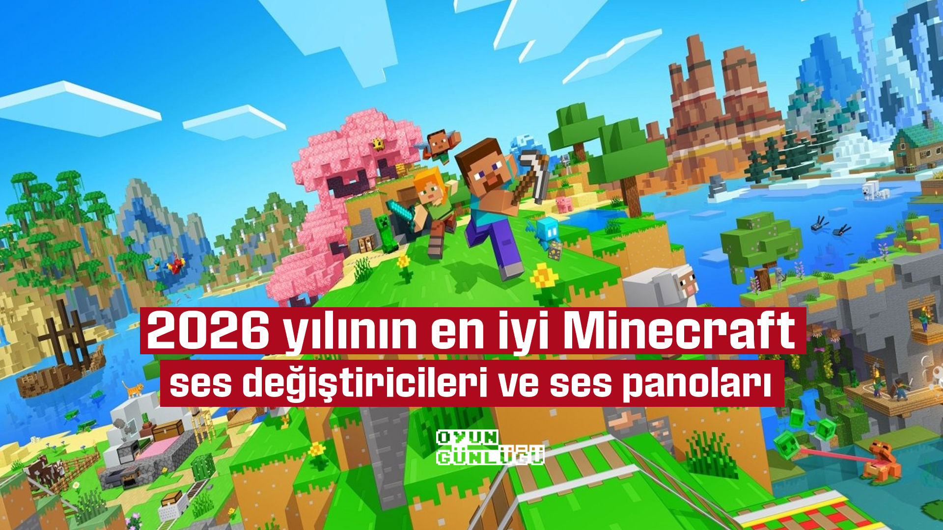 Oyun deneyiminizi geliştirmek için en iyi ses değiştiricileri ve ses panolarını keşfedin. İşte 2026 yılının en iyi Minecraft ses değiştirme araçları.