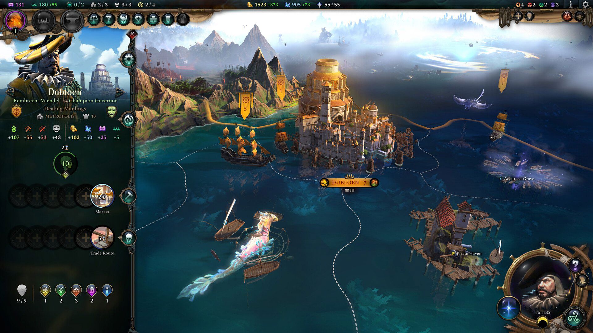 Age of Wonders 4: Singer of Storms paketiyle okyanusun ilkel güçleri üzerinde hakimiyet kur.