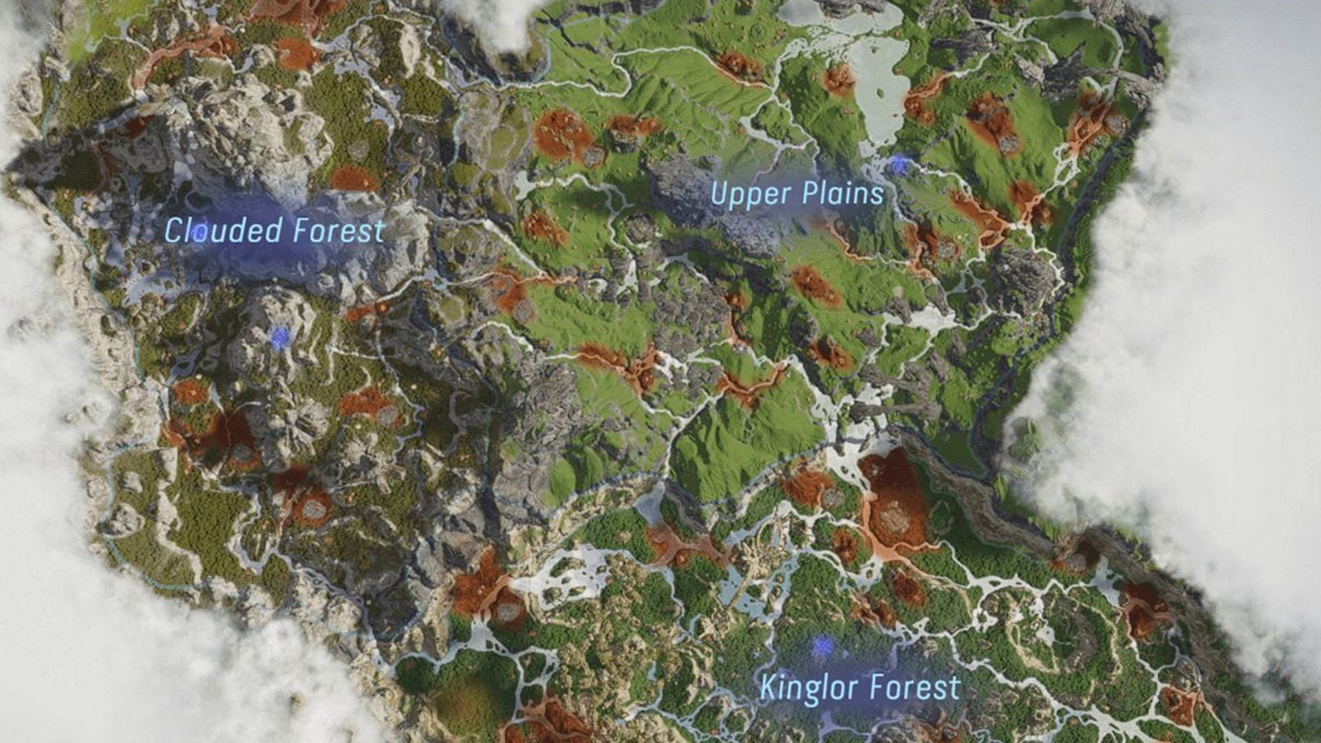 Avatar: Frontiers of Pandora harita