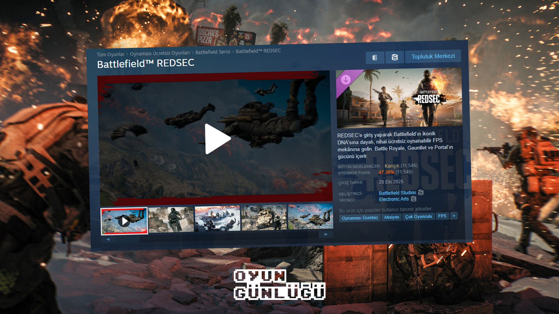 Battlefield 6 ilk sezonunda ana oyundan bağımsız olarak çıkan Battlefield REDSEC tepki çekti.