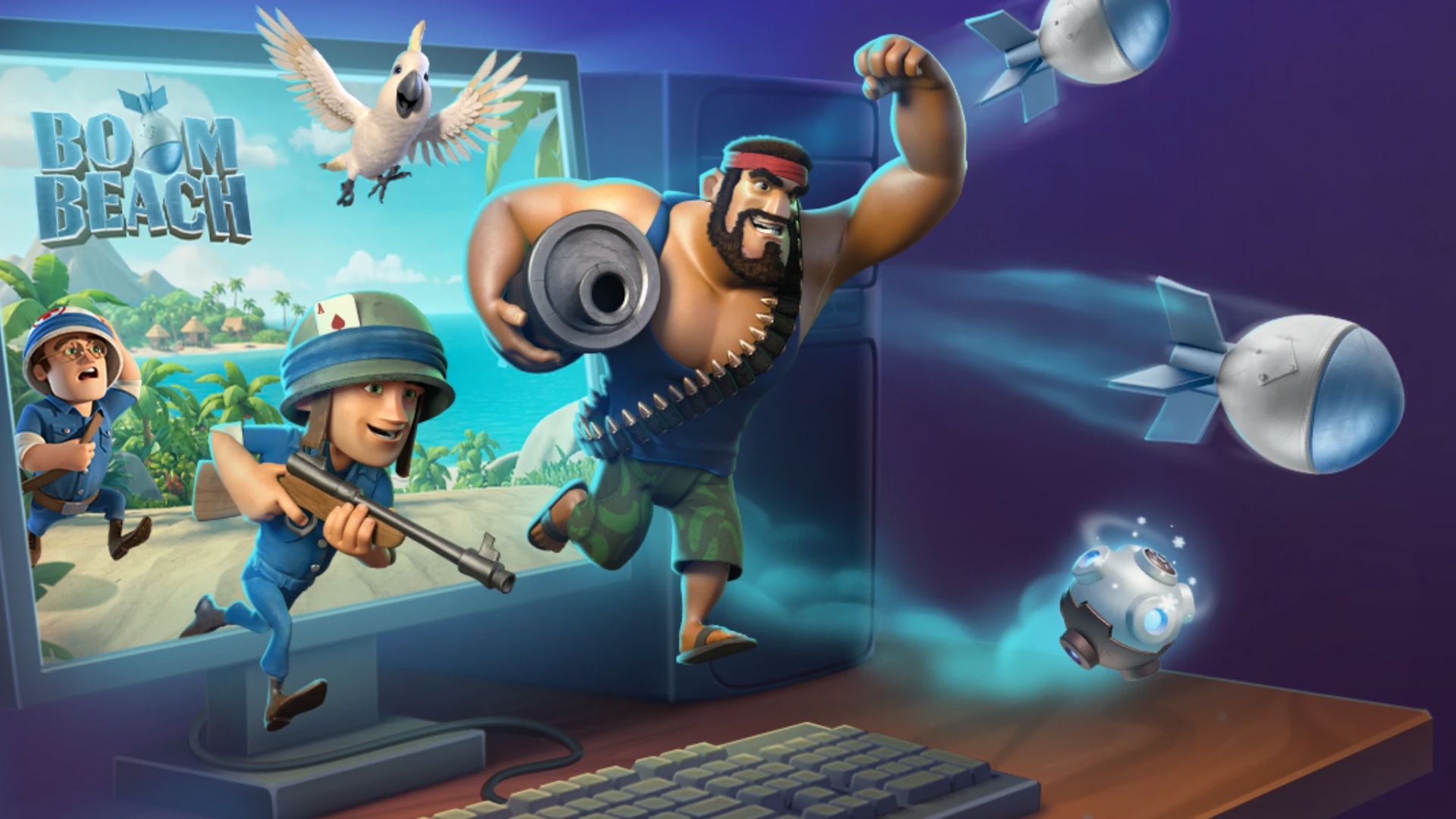 Supercell, Boom Beach'in resmi Windows PC sürümünü yayımladı. Artık adalara mobil cihazların yanı sıra masaüstü bilgisayarlardan da çıkarma yapılabilecek.