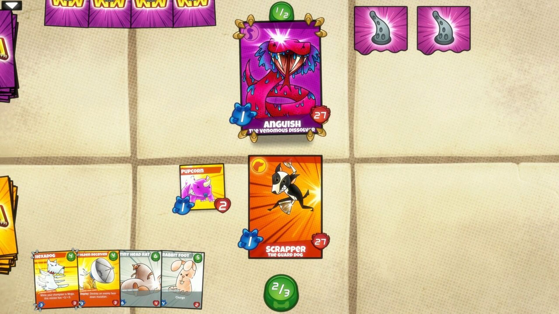 Cardpocalypse, 1990'larda geçen tek oyunculu bir kart oyunudur.