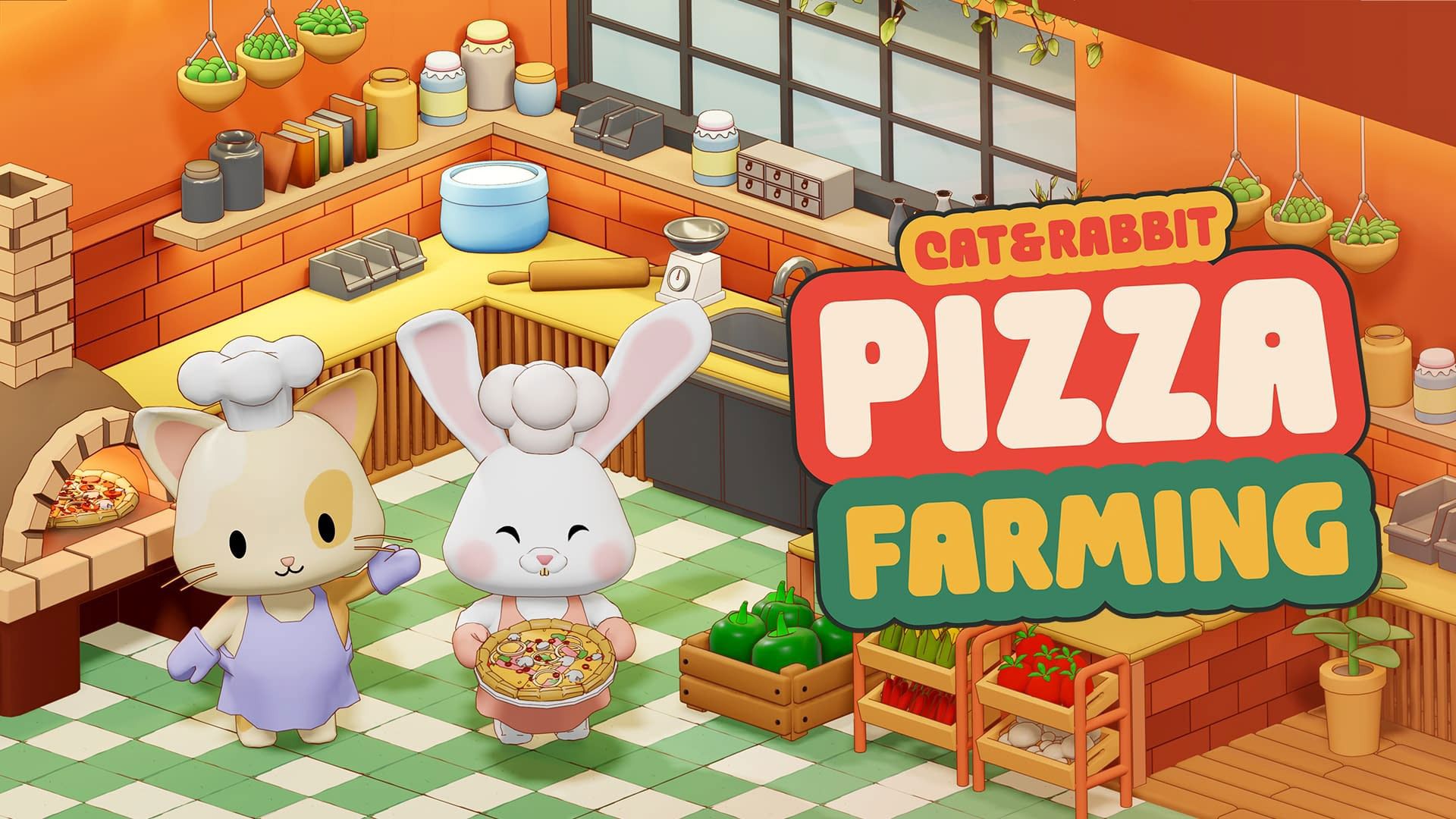 Cat & Rabbit Pizza Farming