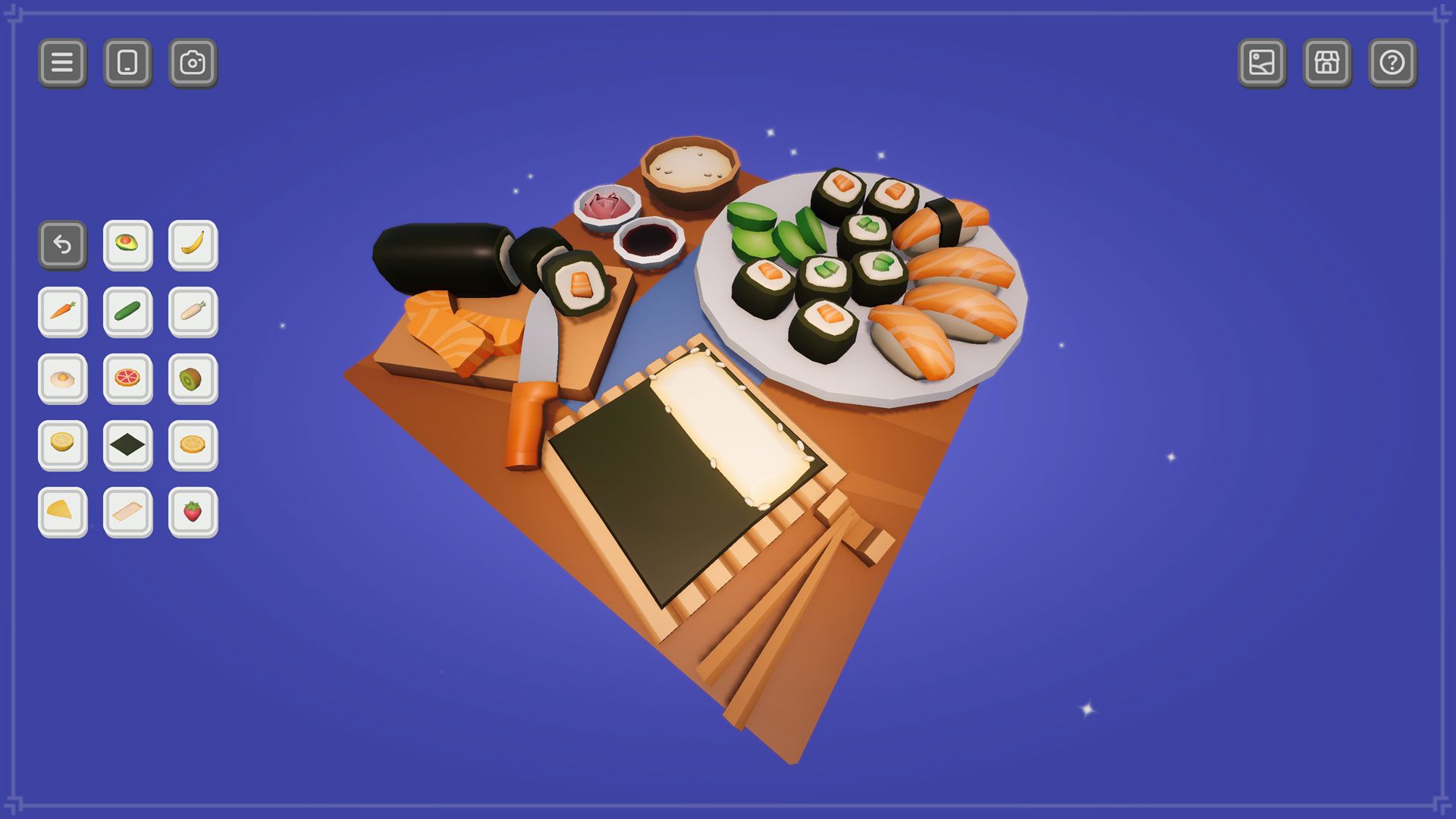 Cozy Plates ile suşiden tatlılara kadar yüzlerce leziz malzemeyi kullanarak kendi şık tabaklarınızı dekore edin.