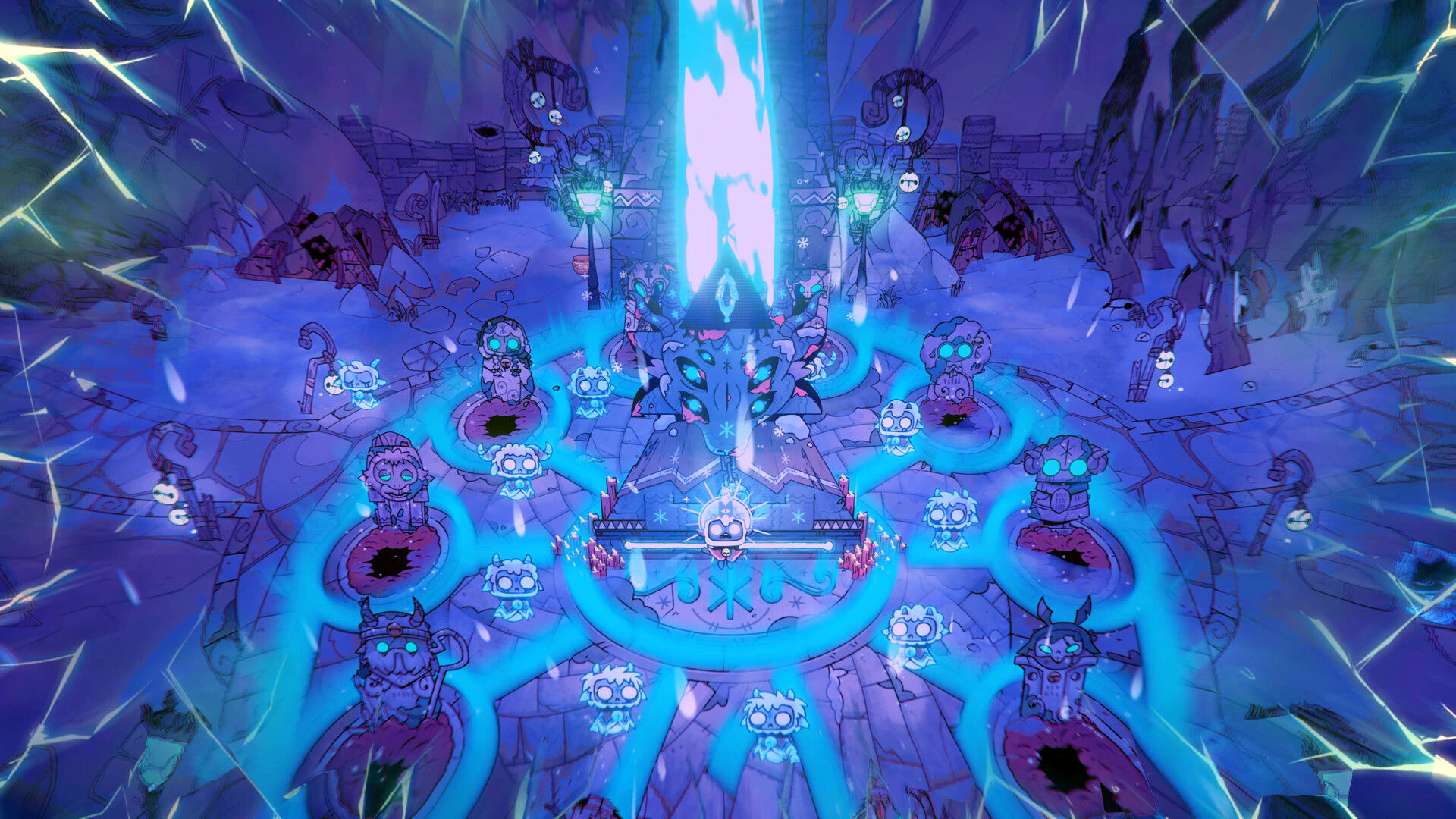 Smash hit kült simülatörü Cult of the Lamb’in yeni dev genişlemesi Woolhaven şimdi yayında!