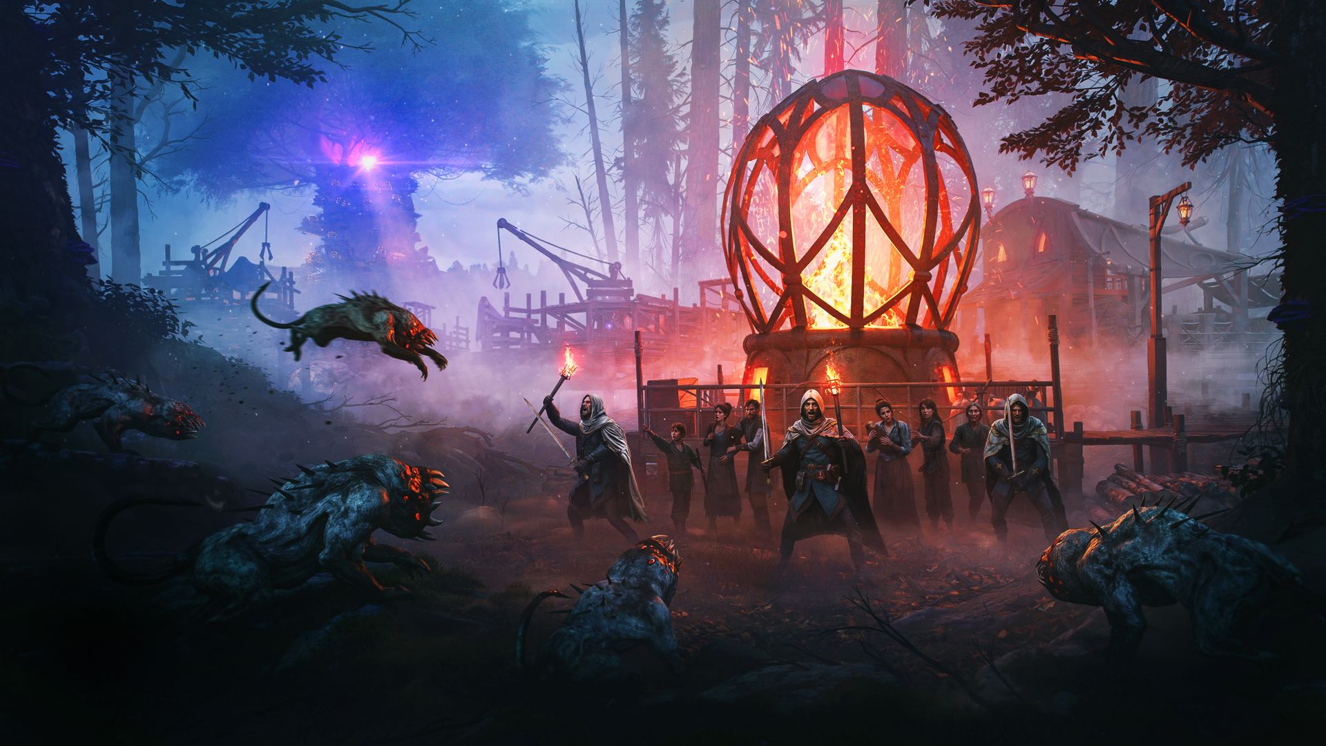 Karanlık sisin kuşattığı bir dünyada geçen DarkSwitch, oyuncuları dev bir ağacın dallarında kurulu koloni yönetimine davet ediyor.