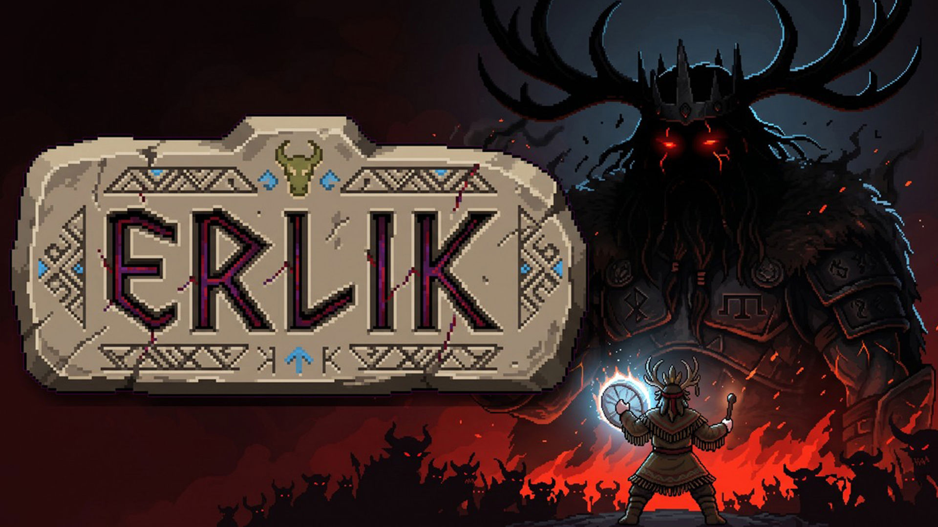 Burak’ın Ash & Antler adıyla tek başına geliştirdiği survivors-like Erlik, 4 Kasım’da Steam’de erken erişime çıkıyor.