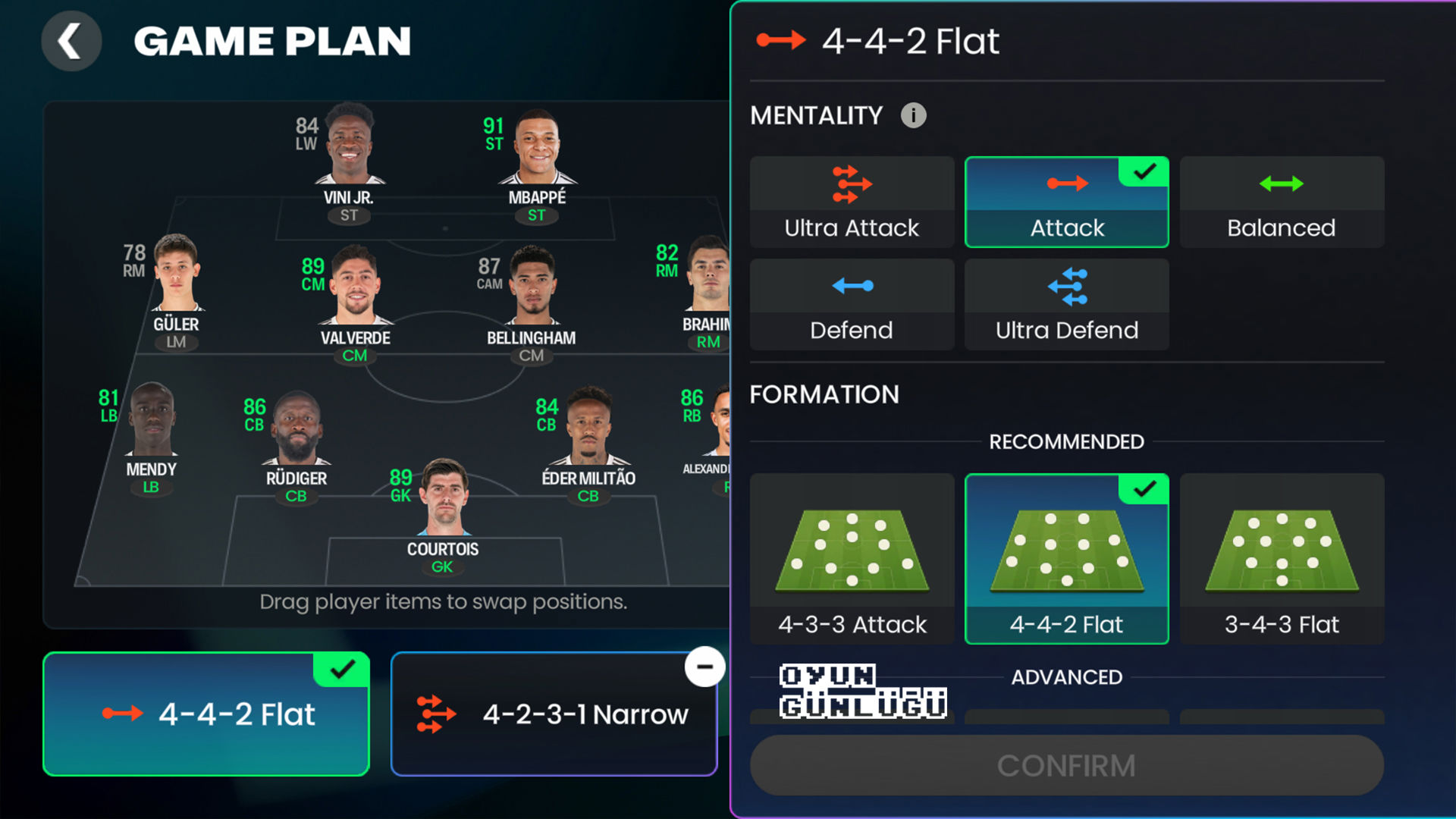 FC Mobile kadro sistemi yenilendi.