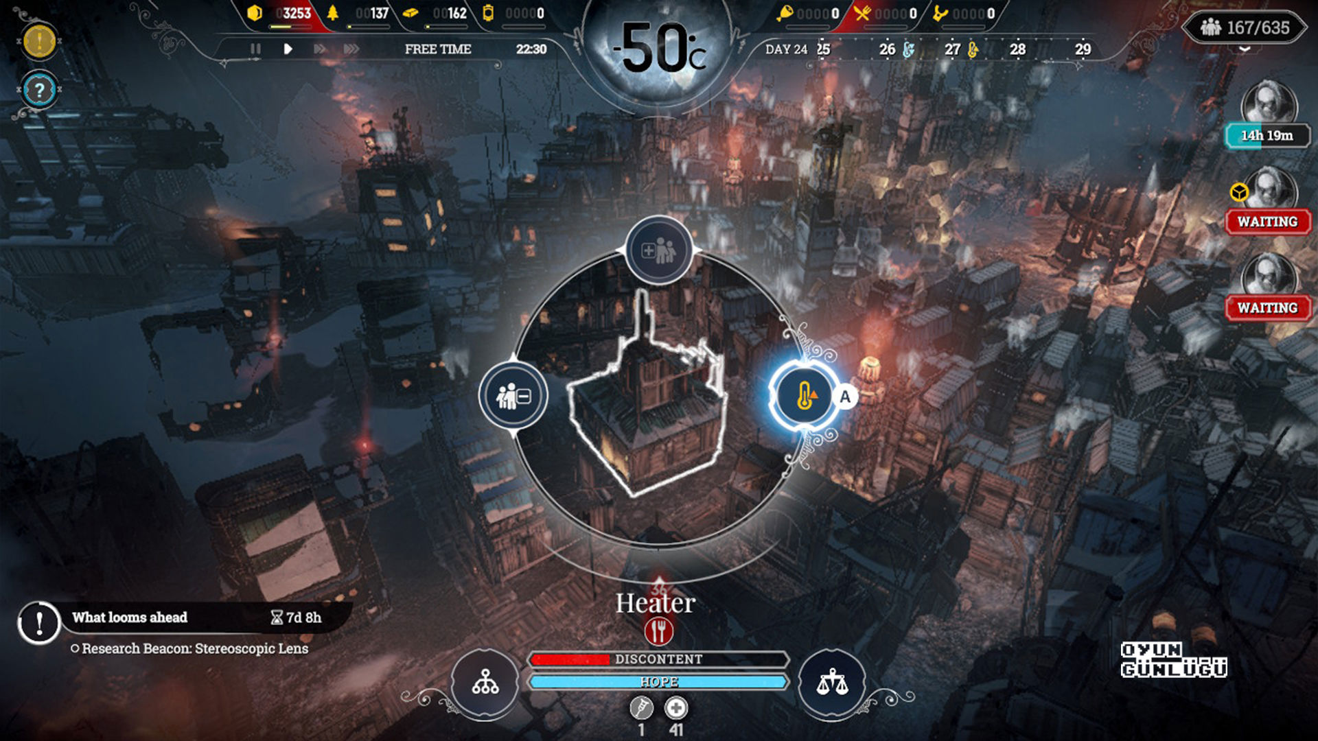 Frostpunk, 19 Ekim’de Nintendo Switch ve Nintendo Switch 2’ye geliyor. Oyuncular, dünyanın son şehri New London’ın hayatta kalması için zorlu kararlar verecek.