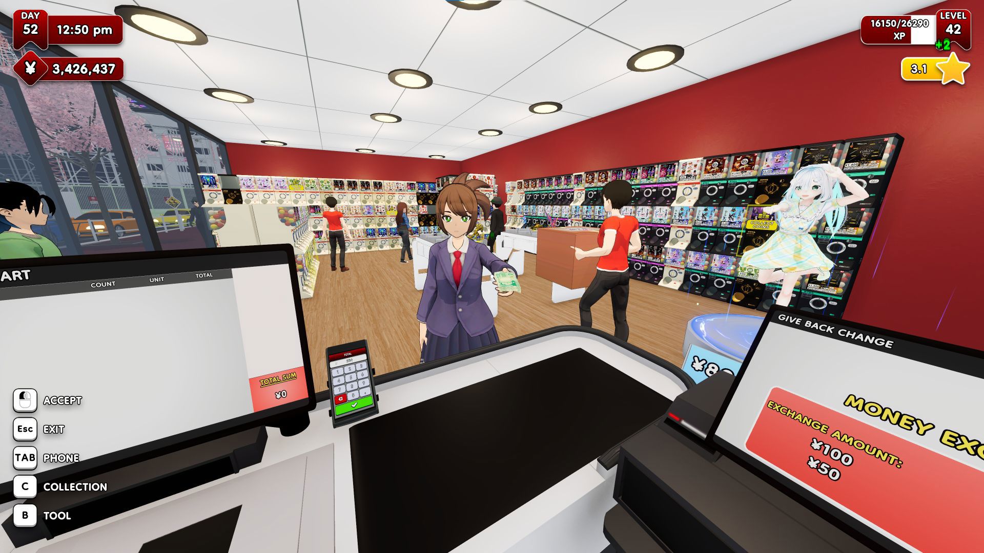 Türk bağımsız bir stüdyonun geliştirdiği Gacha Capsule Shop Simulator - Akihabara'da dükkan yönetin, kapsül satın ve gece robot dövüşleriyle ek gelir elde edin.