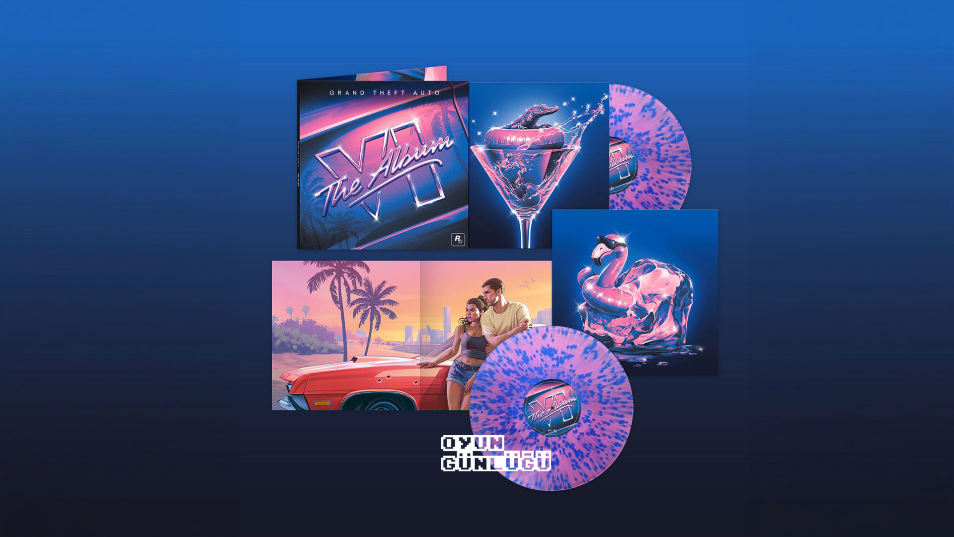 Grand Theft Auto 6: The Album, oyunla aynı gün 19 Kasım'da 34 parçayla geliyor. İlk 6 single yayında, plak ve CD ön siparişi başladı.