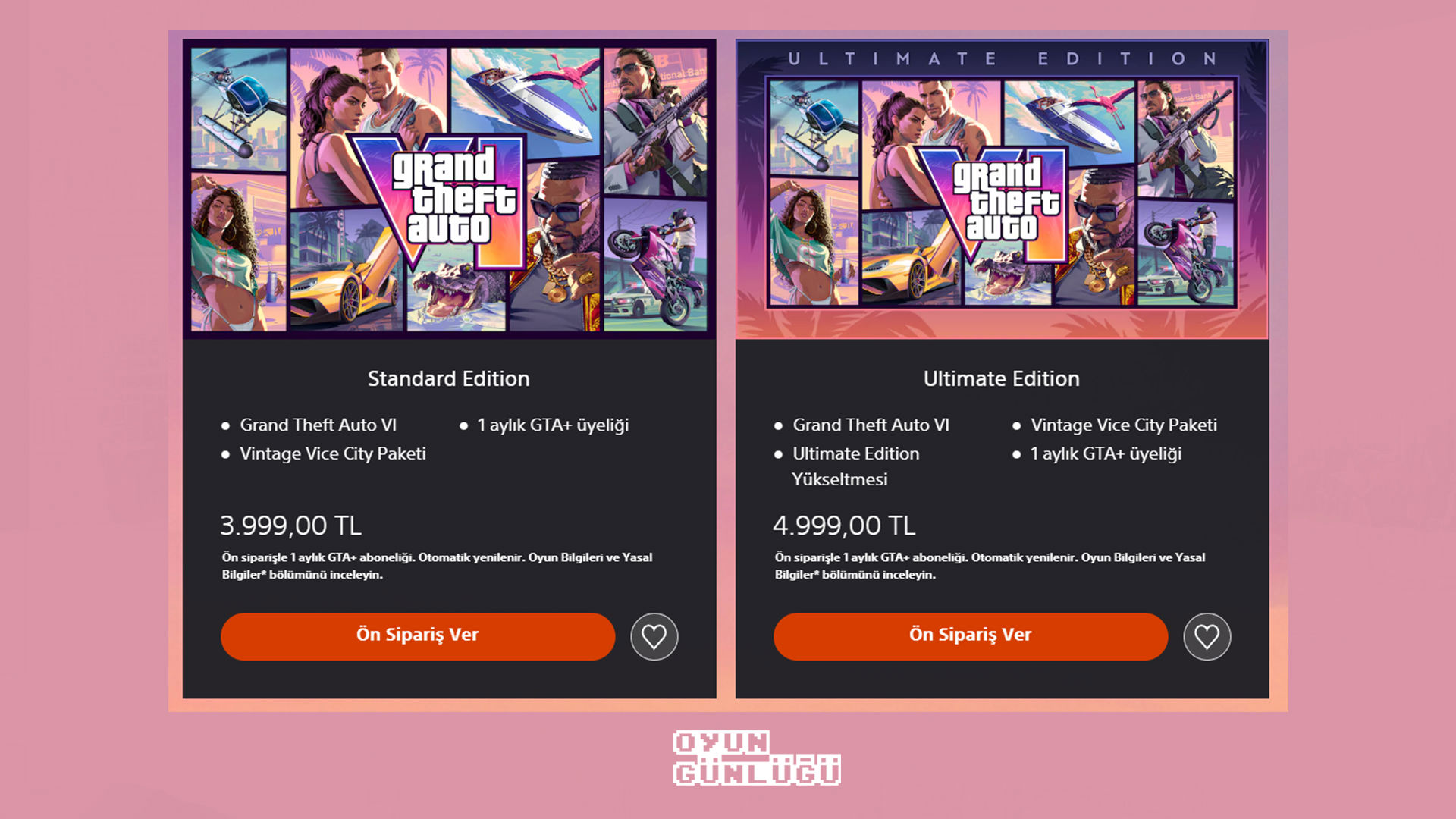 GTA 6, ön sipariş fırsatlarından yararlanmak için 19 Kasım'a kadar vaktiniz var.