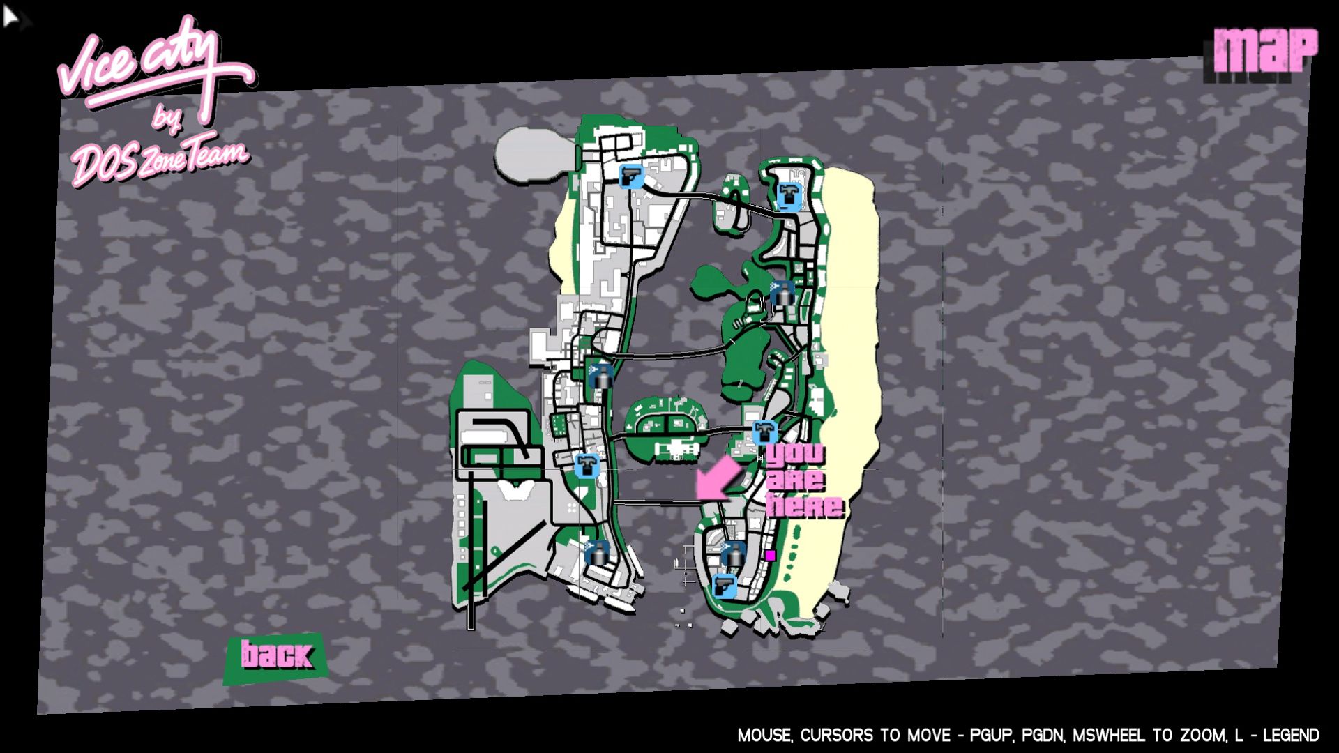 GTA Vice City - harita - tarayıcı