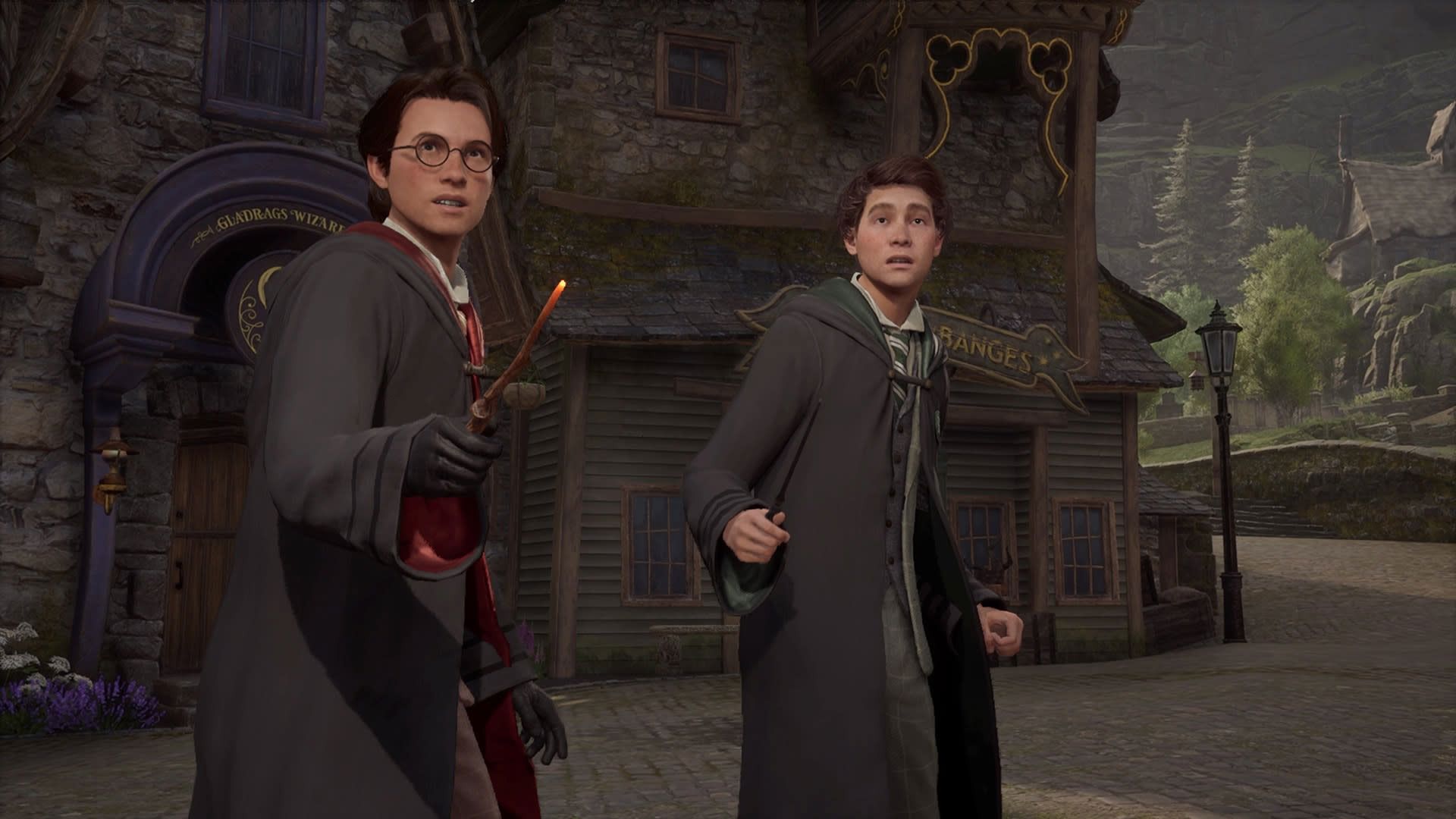 Hogwarts Legacy, 1800'lerin büyücülük dünyasında geçen sürükleyici, aksiyon dolu, açık dünya rol yapma oyunu.  Nintendo Switch 2 sürümü görseli.