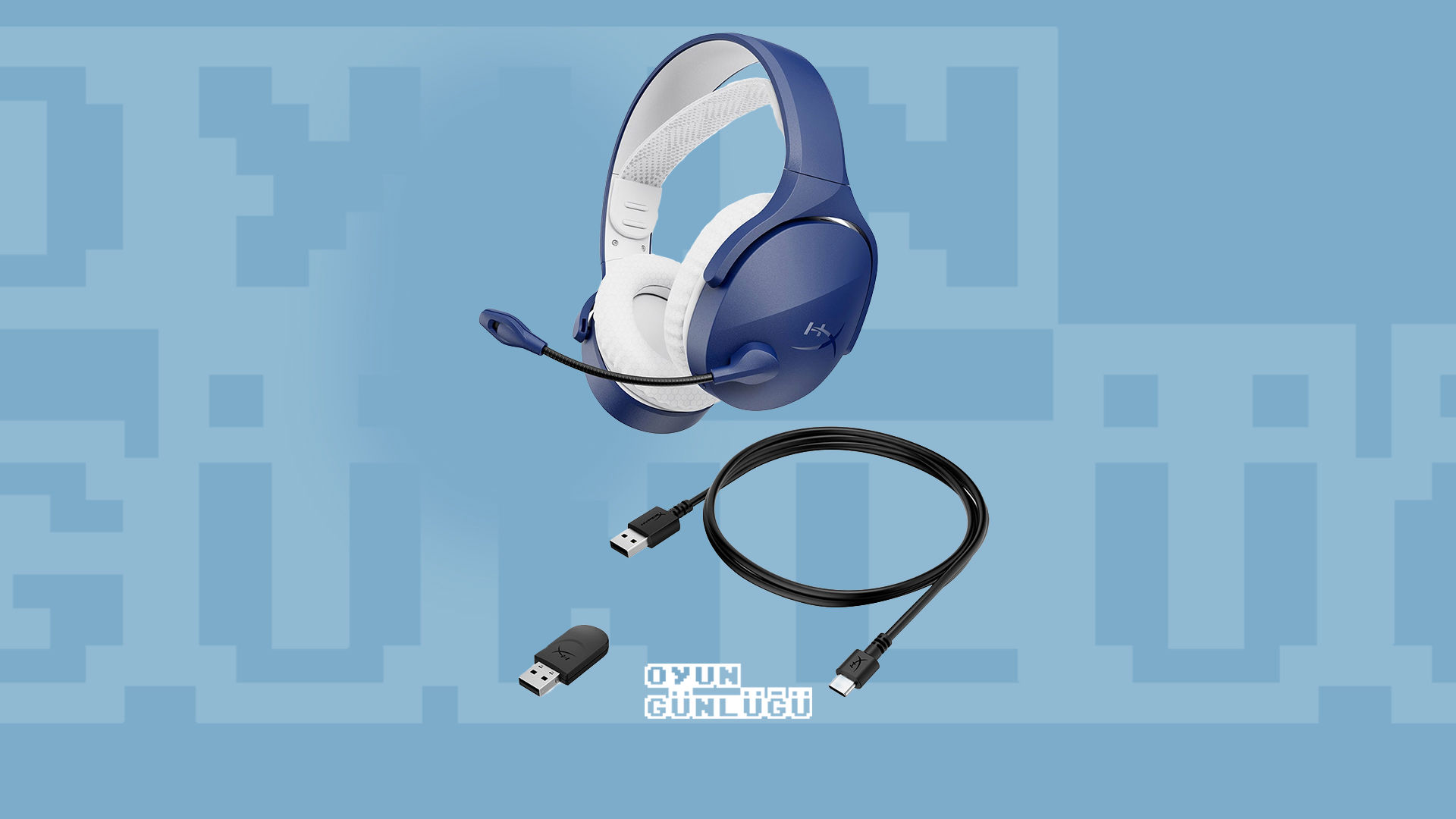 HyperX Cloud Jet kutu içeriği.