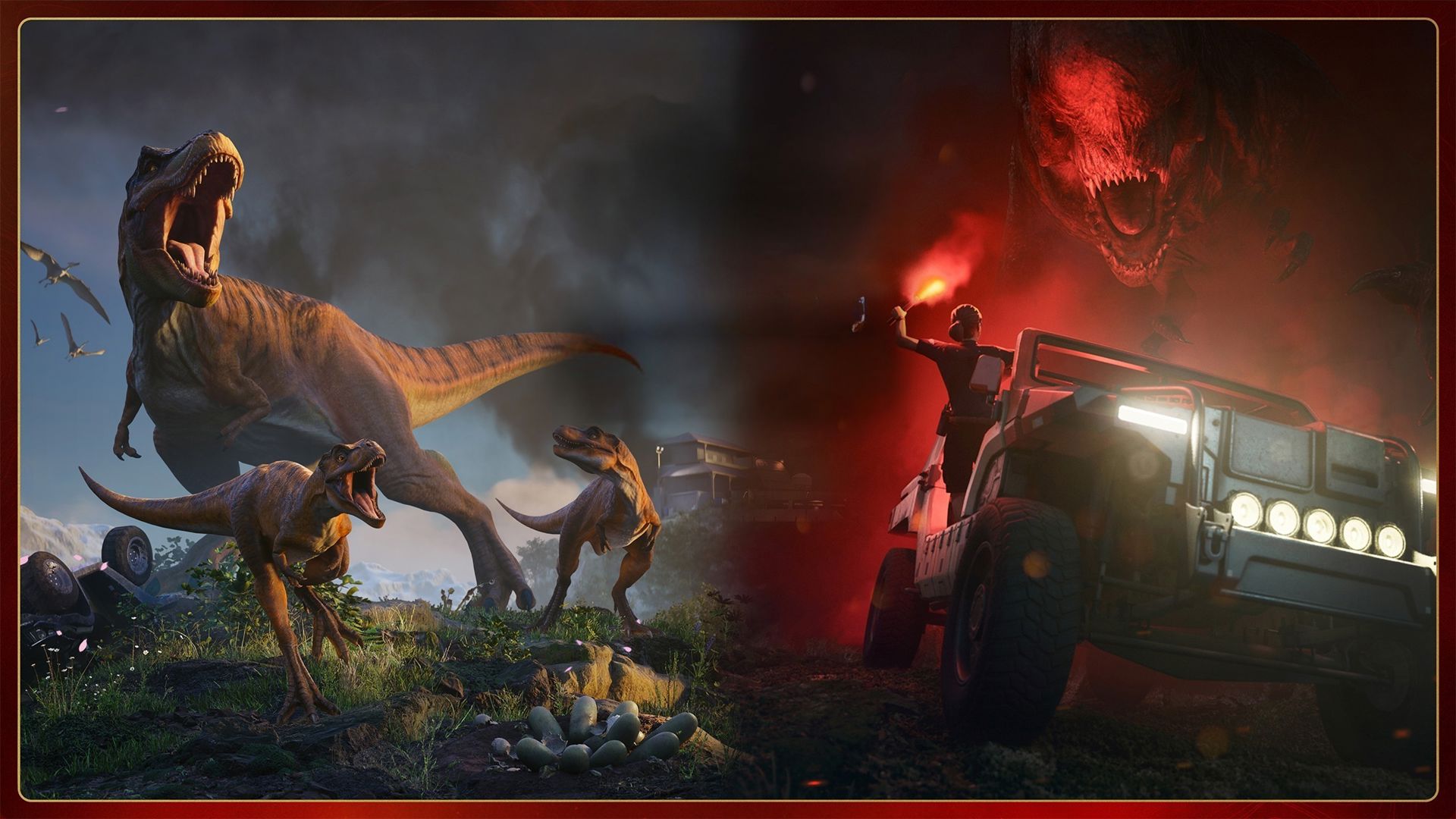 Jurassic World Evolution 3'ün Rebirth genişlemesi yayınlandı. Dört yeni dinozor, üç yeni bölge, deneysel özellikler ve ücretsiz 1.3 güncellemesi oyuna eklendi.