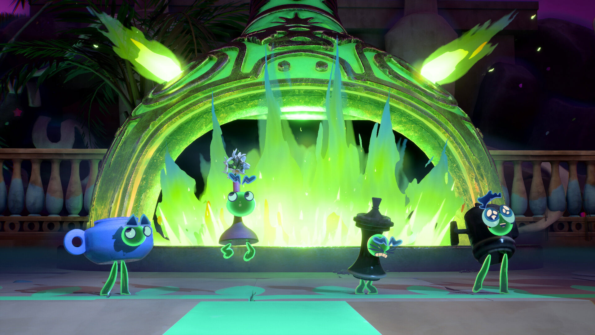 Kiln, Double Fine Productions yapımı çevrimiçi, çok oyunculu çömlekçilik parti dövüş oyunudur.