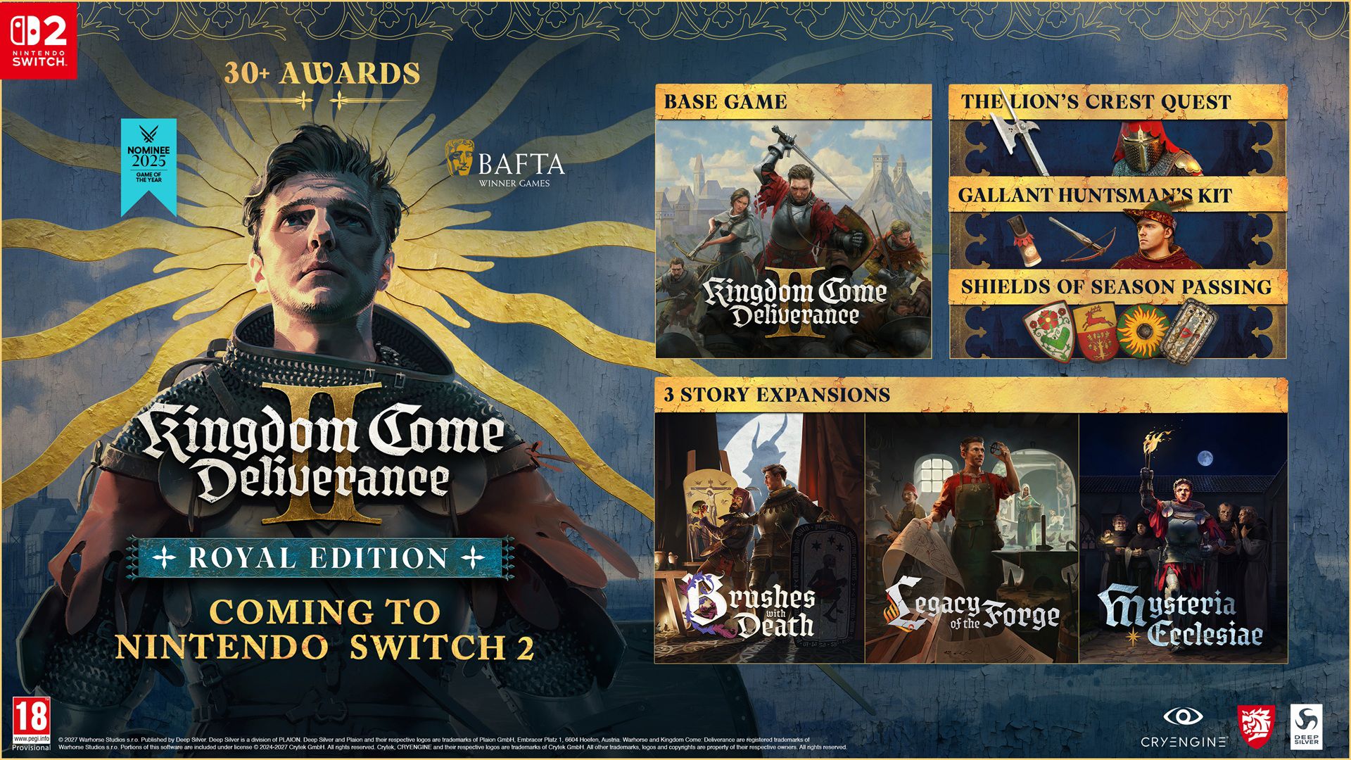 Kingdom Come: Deliverance 2 Royal Edition detayları.