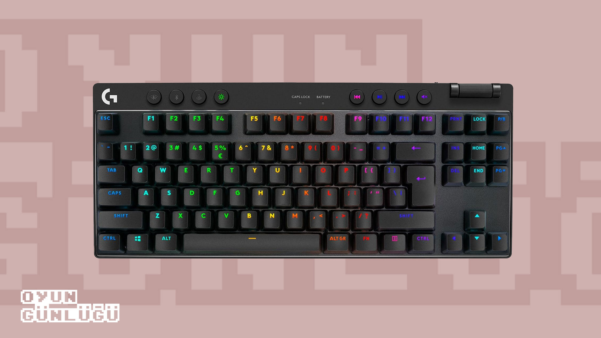 Logitech G’nin PRO X Serisi’nin ışıltılı oyuncu klavyesi Pro X TKL Lightspeed ile karşınızdayız. Klavyemiz,  50 saate kadar şarj ömrüyle öne çıkıyor.