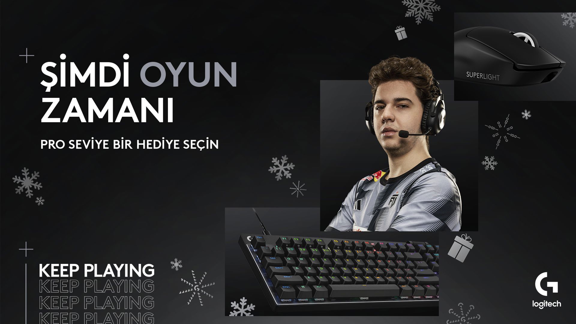 Logitech G, sevdiklerine profesyonel oyuncu ekipmanı hediye etmek isteyenlere ilham dolu bir rehber sunuyor.