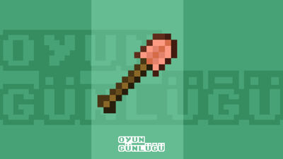 Minecraft bakır kürek (copper shovel) yapımı ve özellikleri