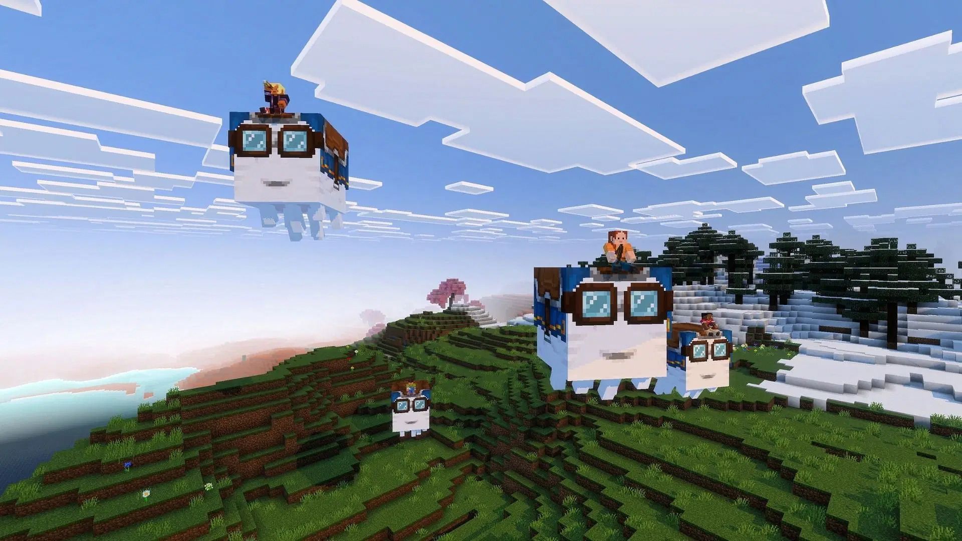 Minecraft Chase the Sky güncellemesi