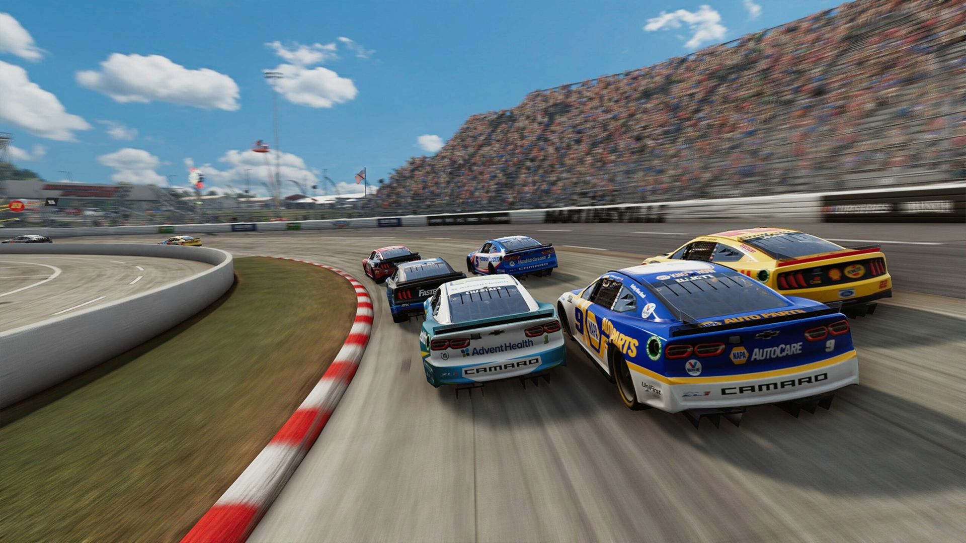 Nascar Heat 5, 2020 Nascar Cup Series, Nascar Xfinity Series, Nascar Gander RV & Outdoors Truck Series ve 2022 Nascar Cup Series'i simüle eden yarış oyunudur.