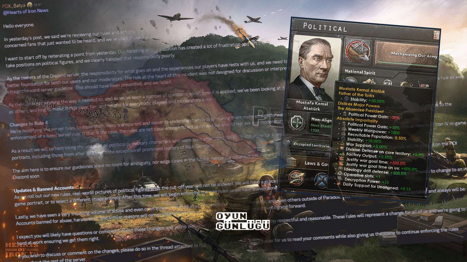 Paradox Interactive'in Atatürk krizinde tüm gelişmeler