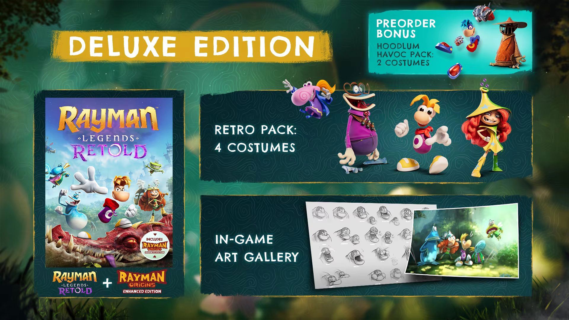Rayman Legends Retold, Ubisoft tarafından geliştirilen ve 2013 yapımı klasik platform oyununu tamamen yeniden kurgulayan bir remake (yeniden yapım) projesidir.