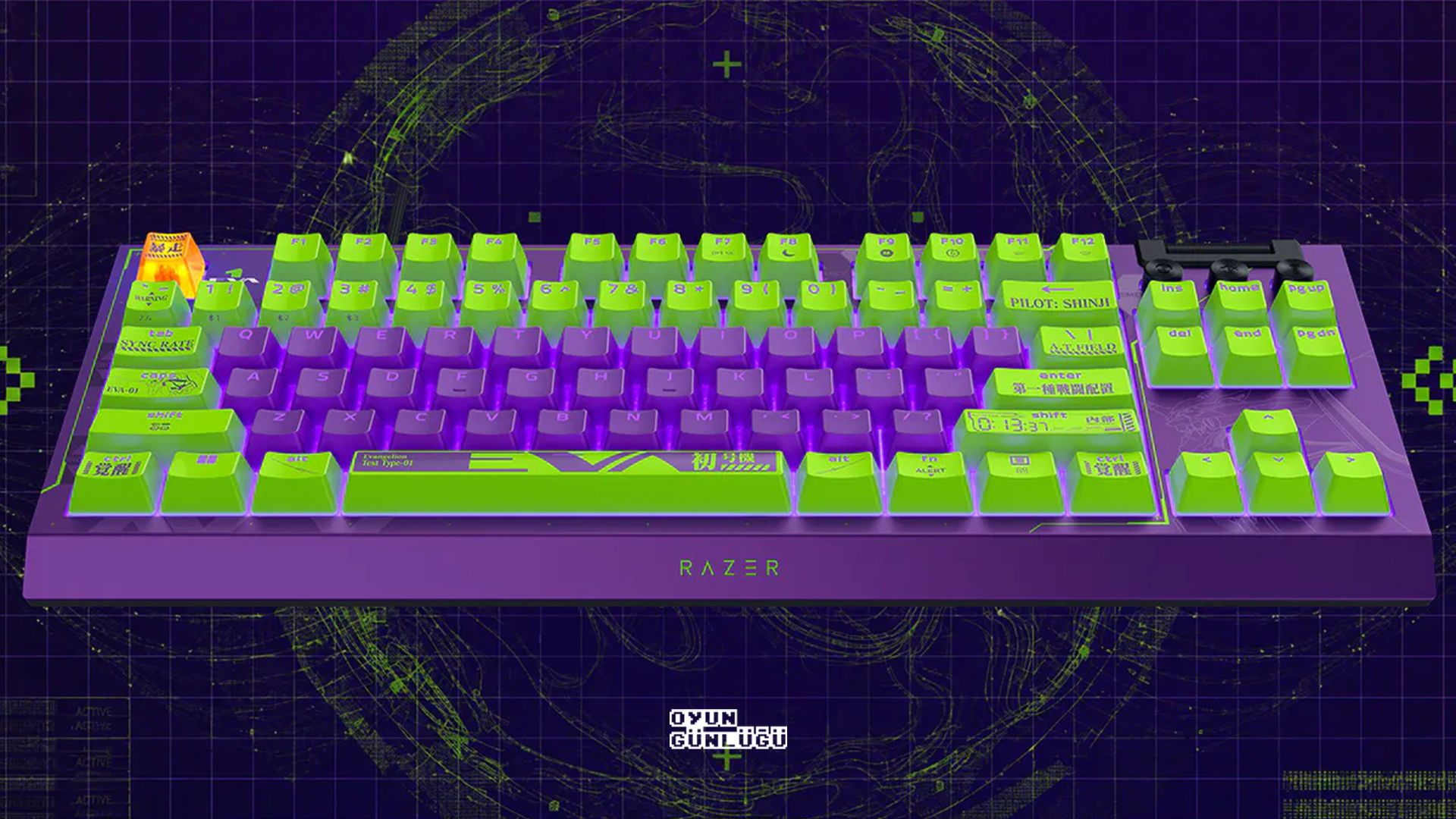 Razer BlackWidow V4 TKL HyperSpeed  Evangelion (Eva-01) Edition