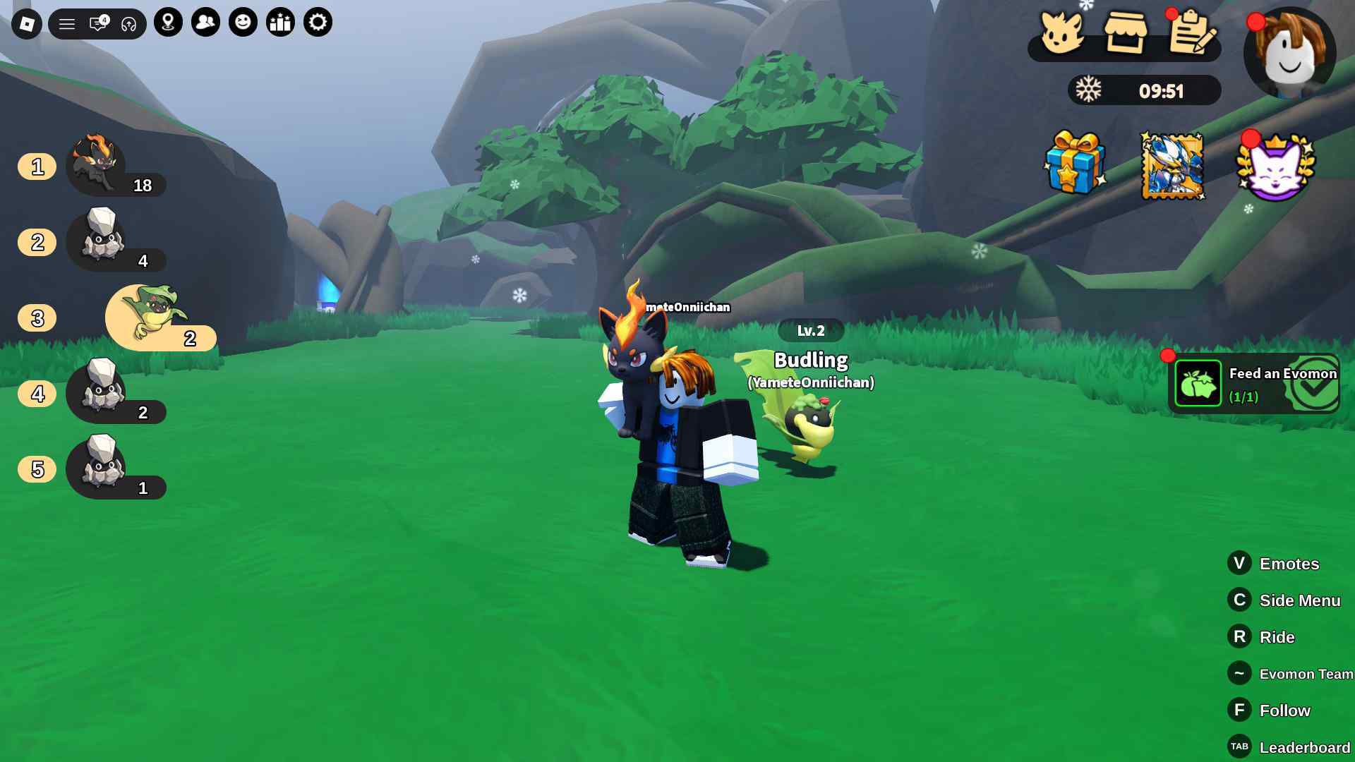 Roblox: Evomon kodları, Pokémon'dan ilham alan bu yaratık yakalama macerasında işinizi kolaylaştıracak ücretsiz ödüller sunuyor.