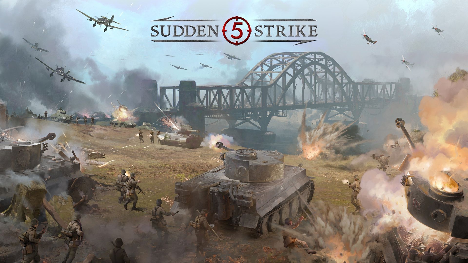 Sudden Strike 5 key art