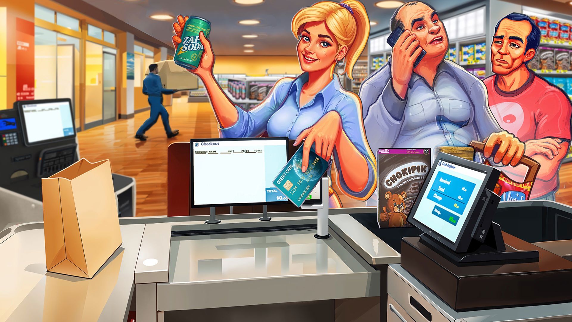 Supermarket Simulator