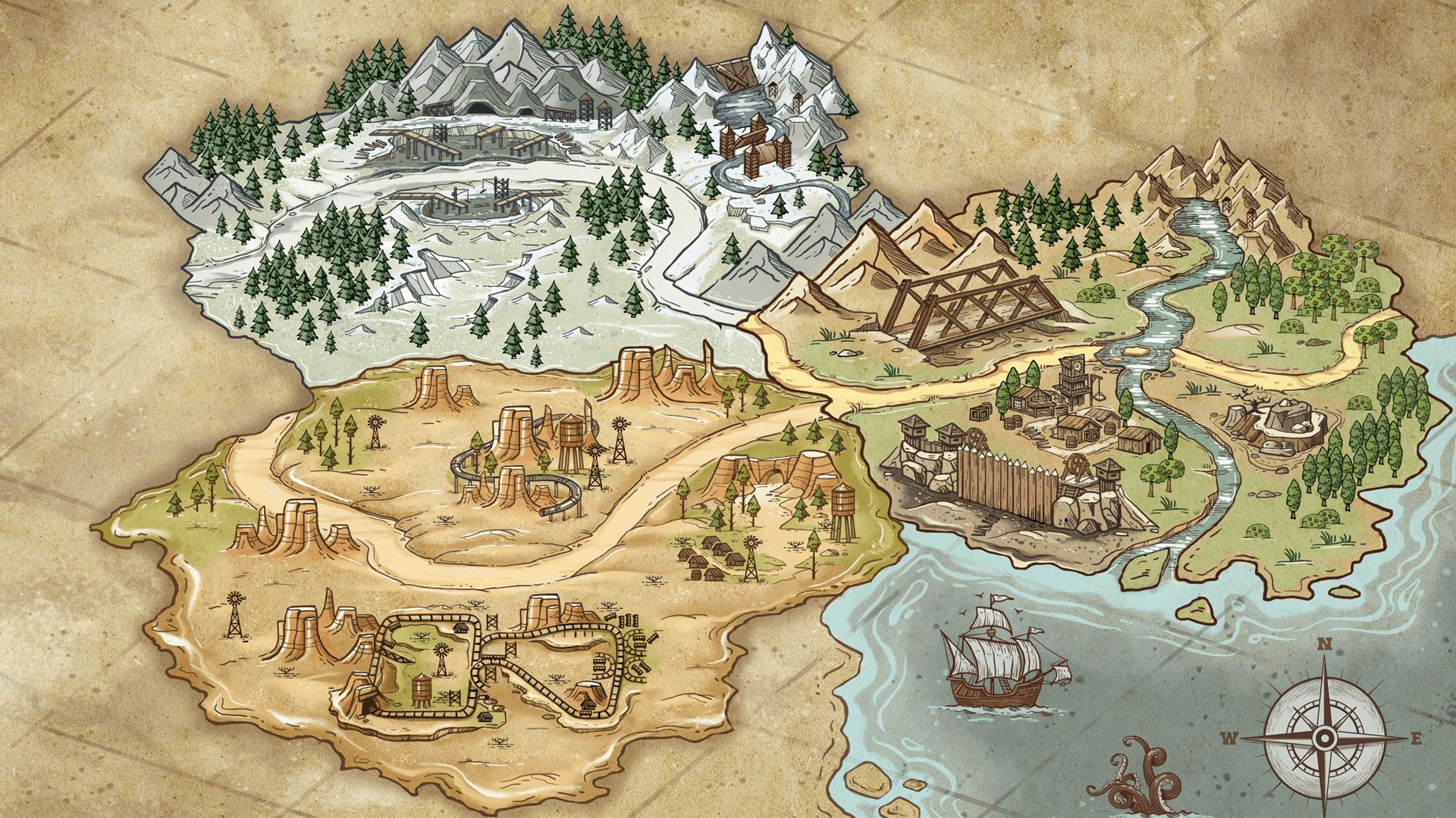 Survival Machine haritası