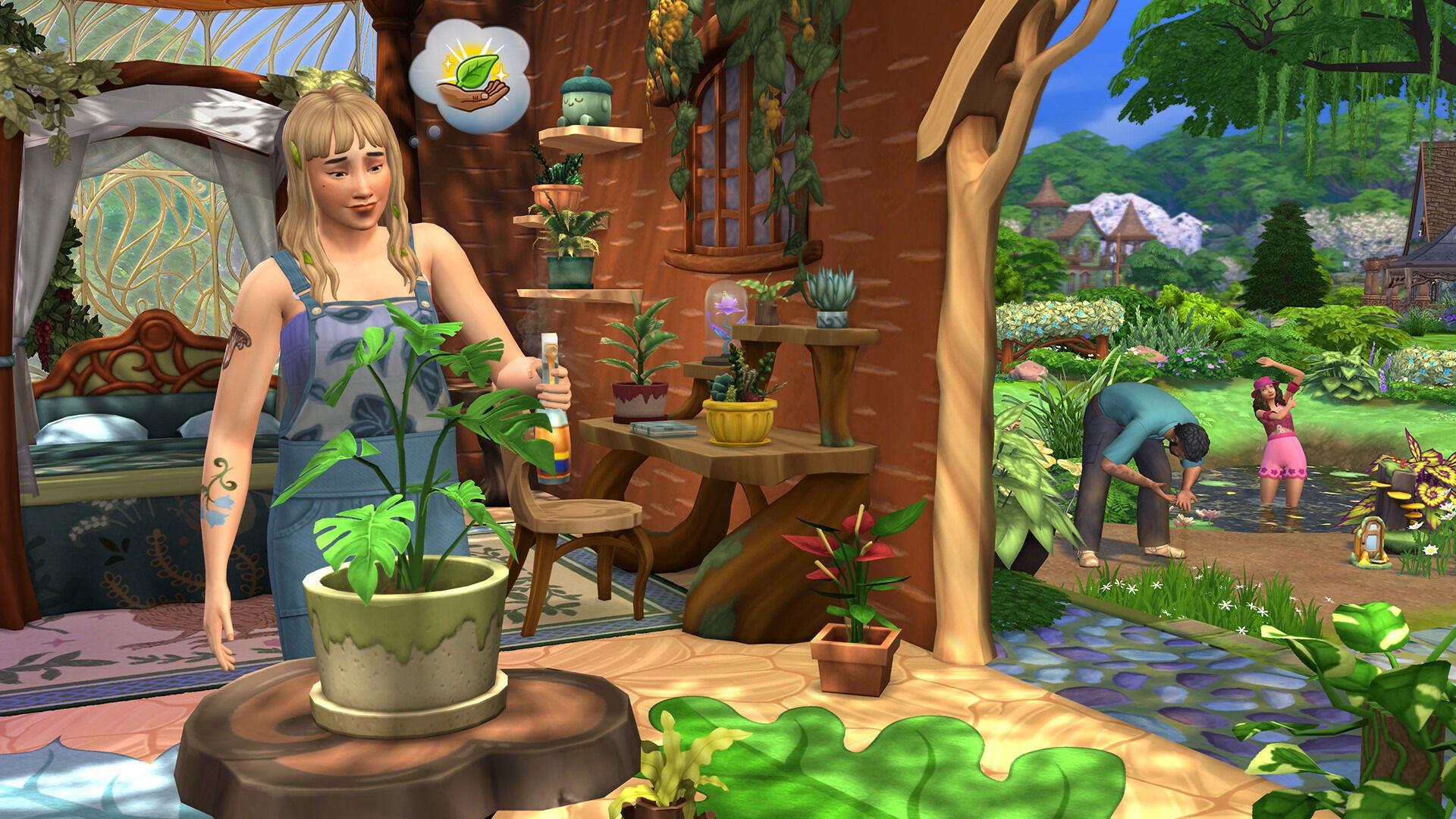 Yaşam simülasyonu oyunu The Sims 4'ün yeni genişleme paketi Enchanted by Nature