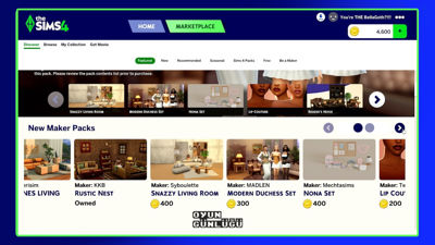 The Sims 4 Marketplace tartışma yaratarak yayına girdi