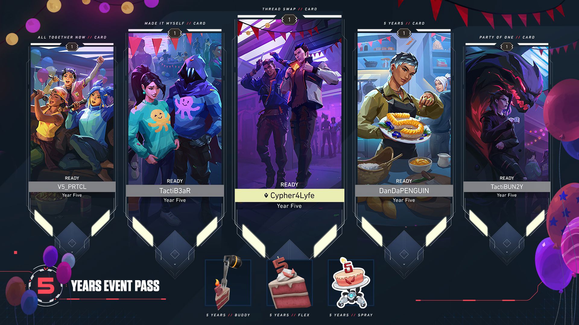 Valorant - beşinci yıl dönümü