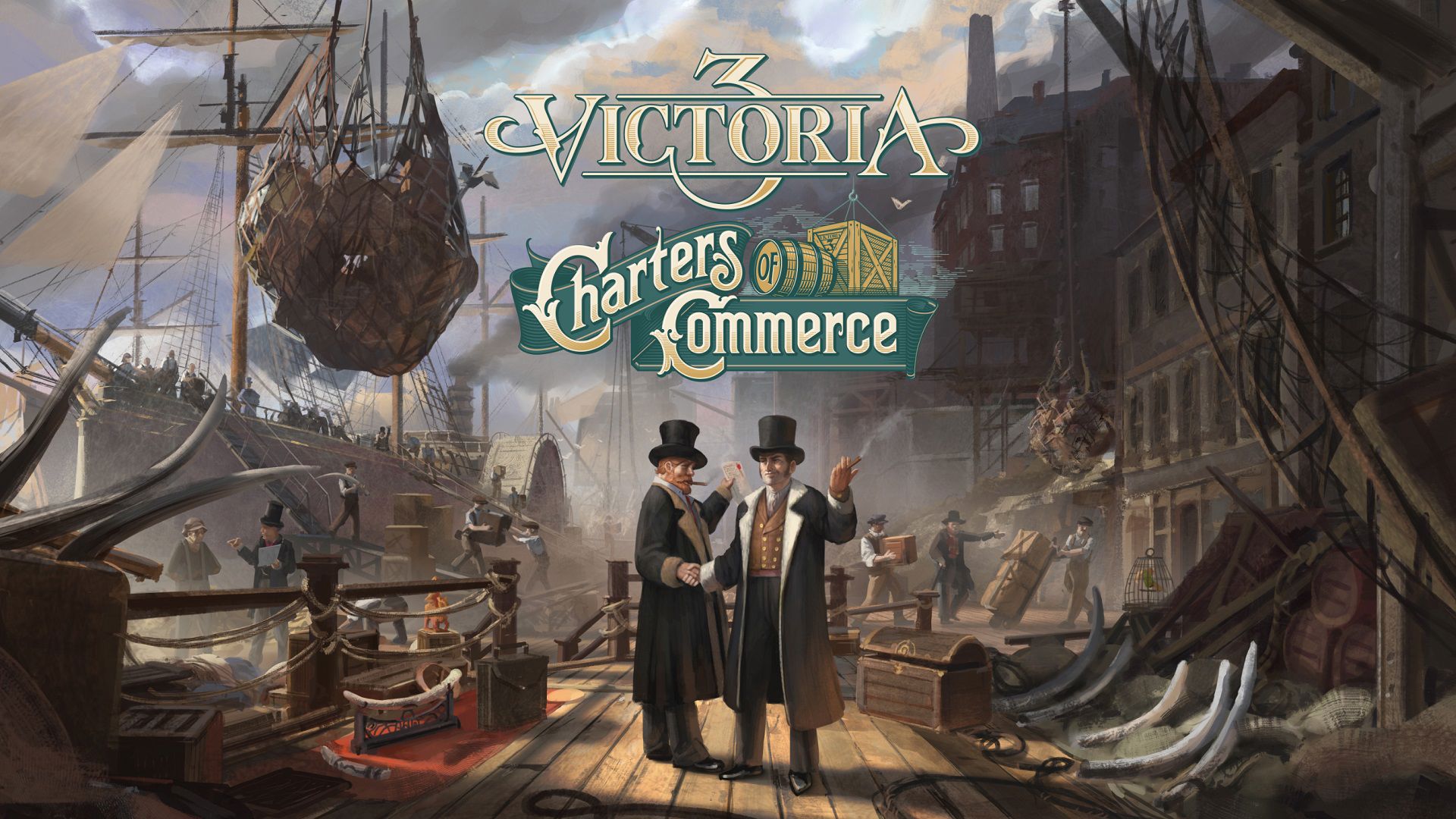 Victoria 3 mekanik paketi olan Charters of Commerce, PC platformuna geldi. Yeni paket ile şirket İmtiyazları, diplomatik anlaşmalar ve prestij malları geldi.